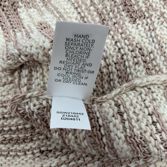 Pure J Jill Sweater Woven Sweater Top Boat Neckline Small Petite Oversized Read - Picture 8 of 13